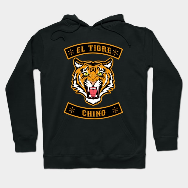 El Tigre Chino Hoodie by buby87